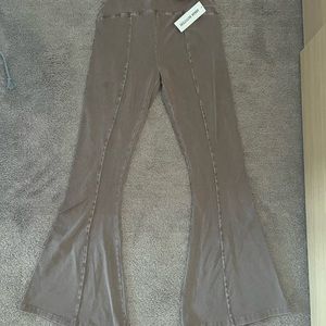 urban brown flare pants
